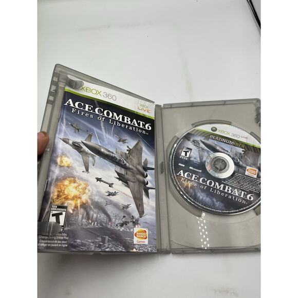 Ace Combat 6: Fires of Liberation (Microsoft Xbox 360) *CIB W/ MANUAL - TESTED* - Picture 3 of 6